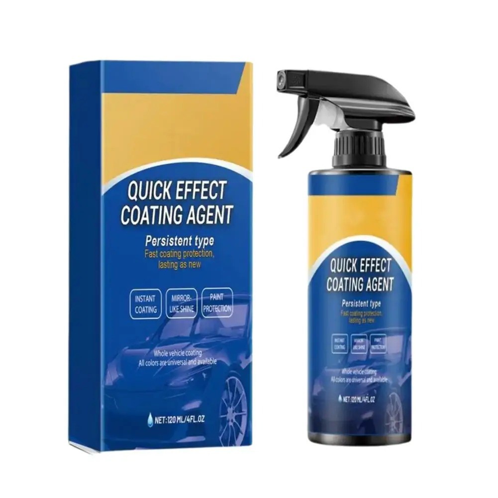 Car Coating Spray,Car Quick Coating Agent Quickly Coat Car Wax, 3 Set x 120ml