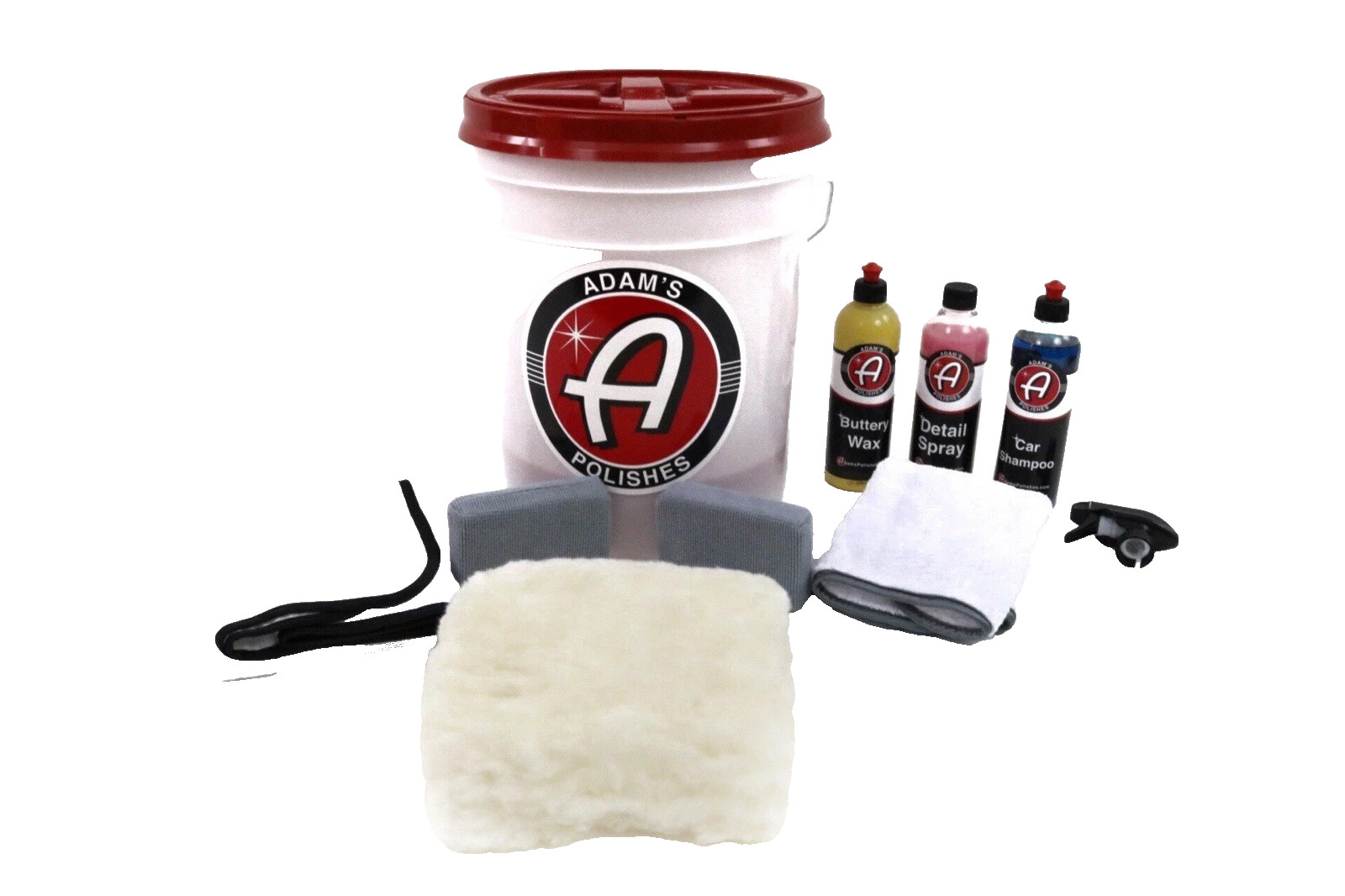 19355473 Adams Car Wash Detail Package Polishes Wash & Wax Kit New