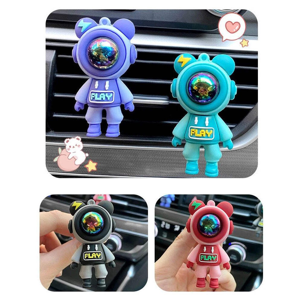 Car Air Outlet Perfume Clip Cartoon Astronaut Freshener Conditioning SUV Truck