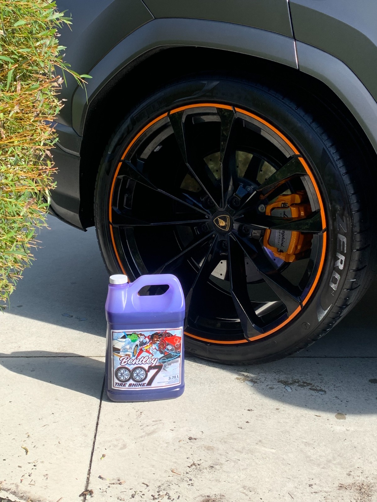 Bentley 007 tire shine