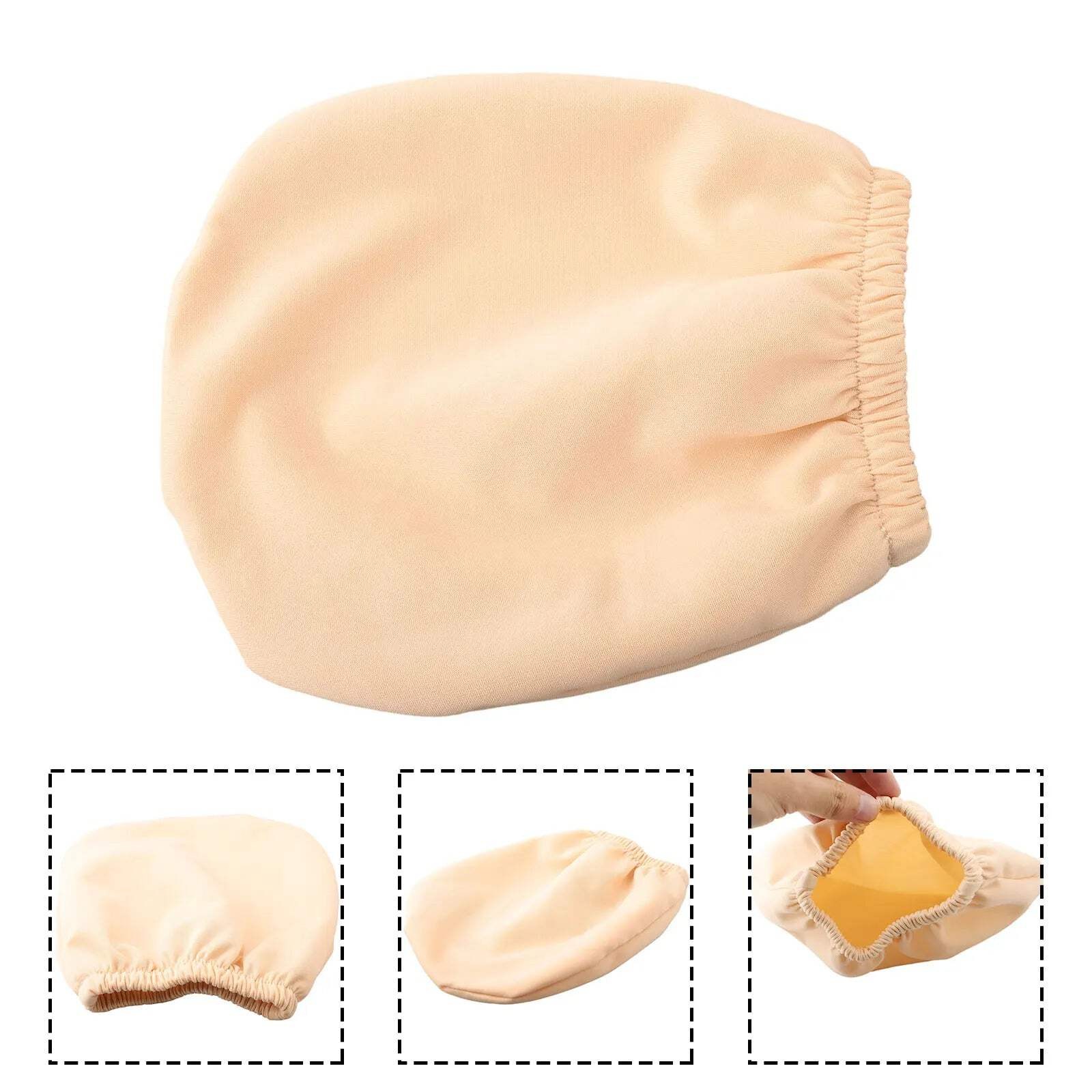 1pc Premium Cloth Headrest Cover For Car Truck SUV Auto Universal Elastic Neck