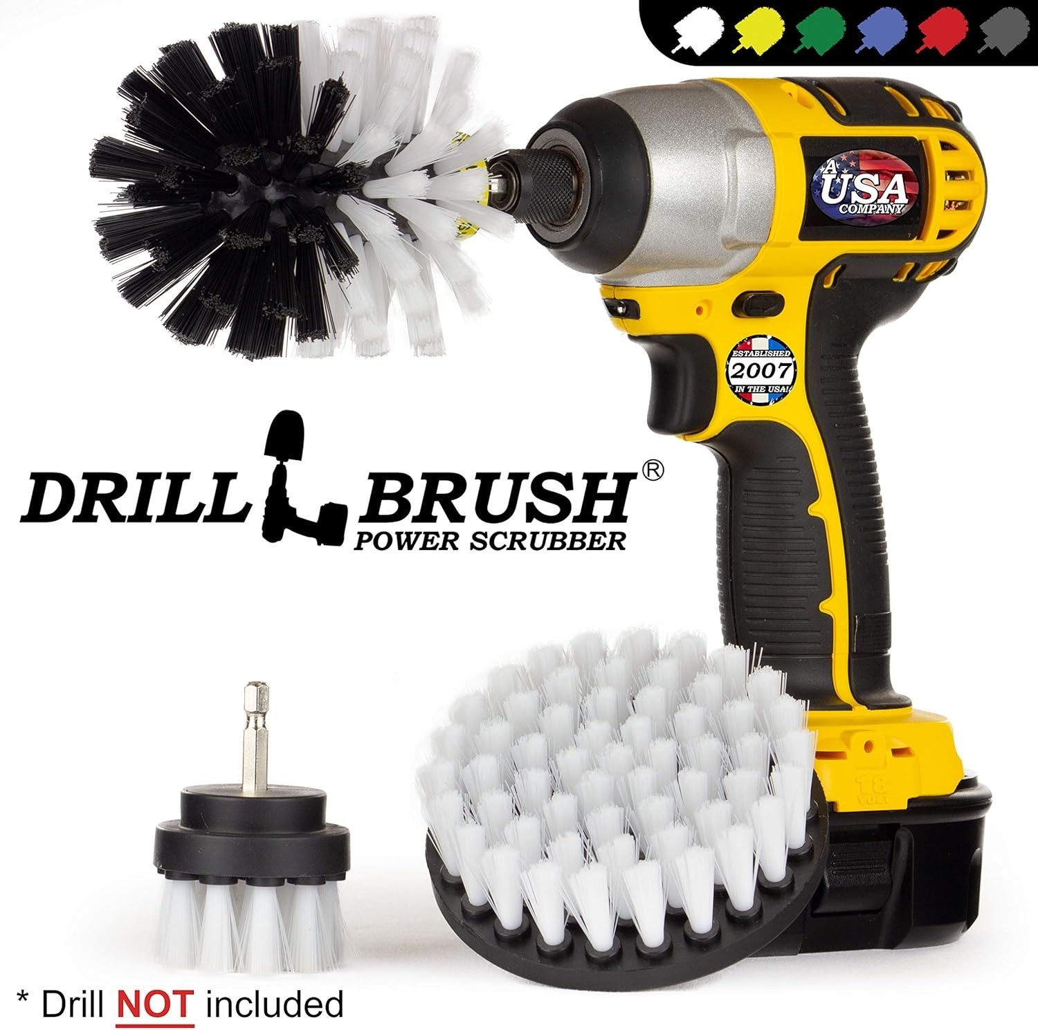 Ultimate Car Detailing Kit – 3 Drill Brush Set for Interior & Exterior Precision