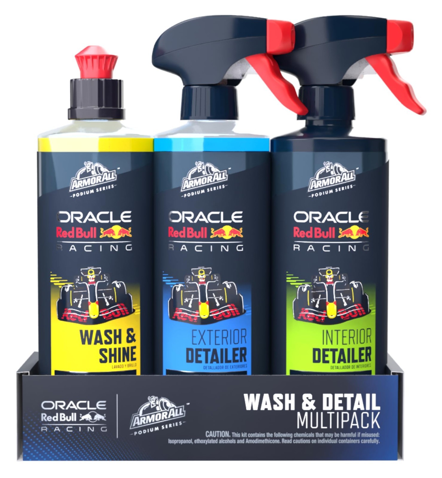 3-Piece Car Wash & Detail Kit – Hybrid Ceramic Wash, Interior & Exterior Cleaner