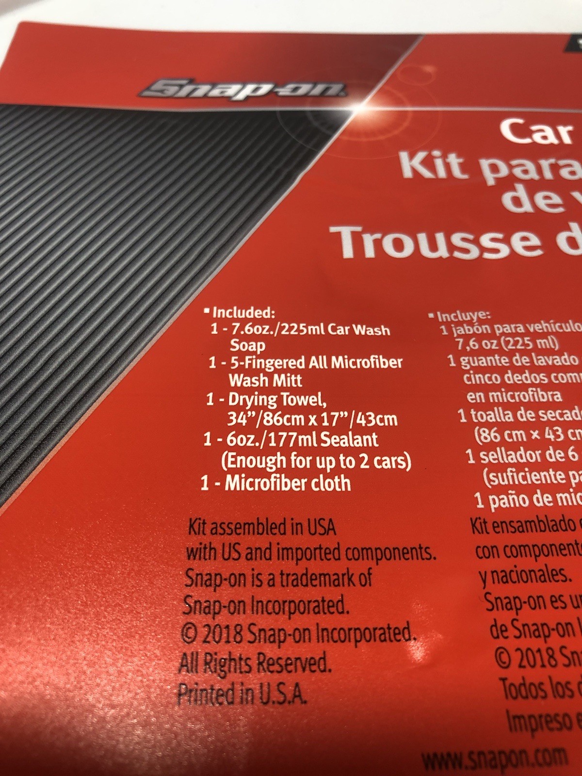 Snap-On Car Care Kit – Brand New/Sealed