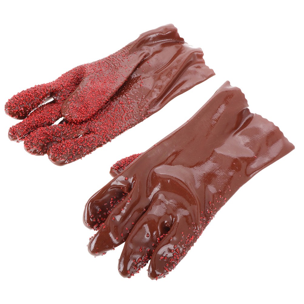 2 Pairs Non-slip Cleaning Gloves Thick Dishwashing for Dishes Commercial