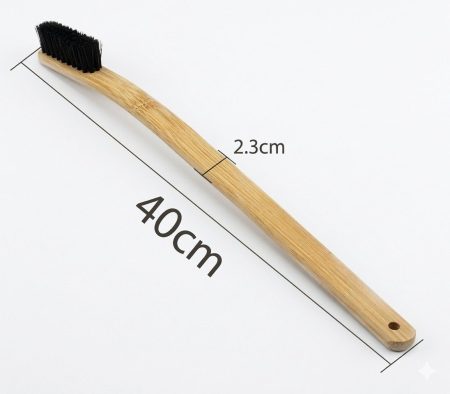 long wooden brush carcare product